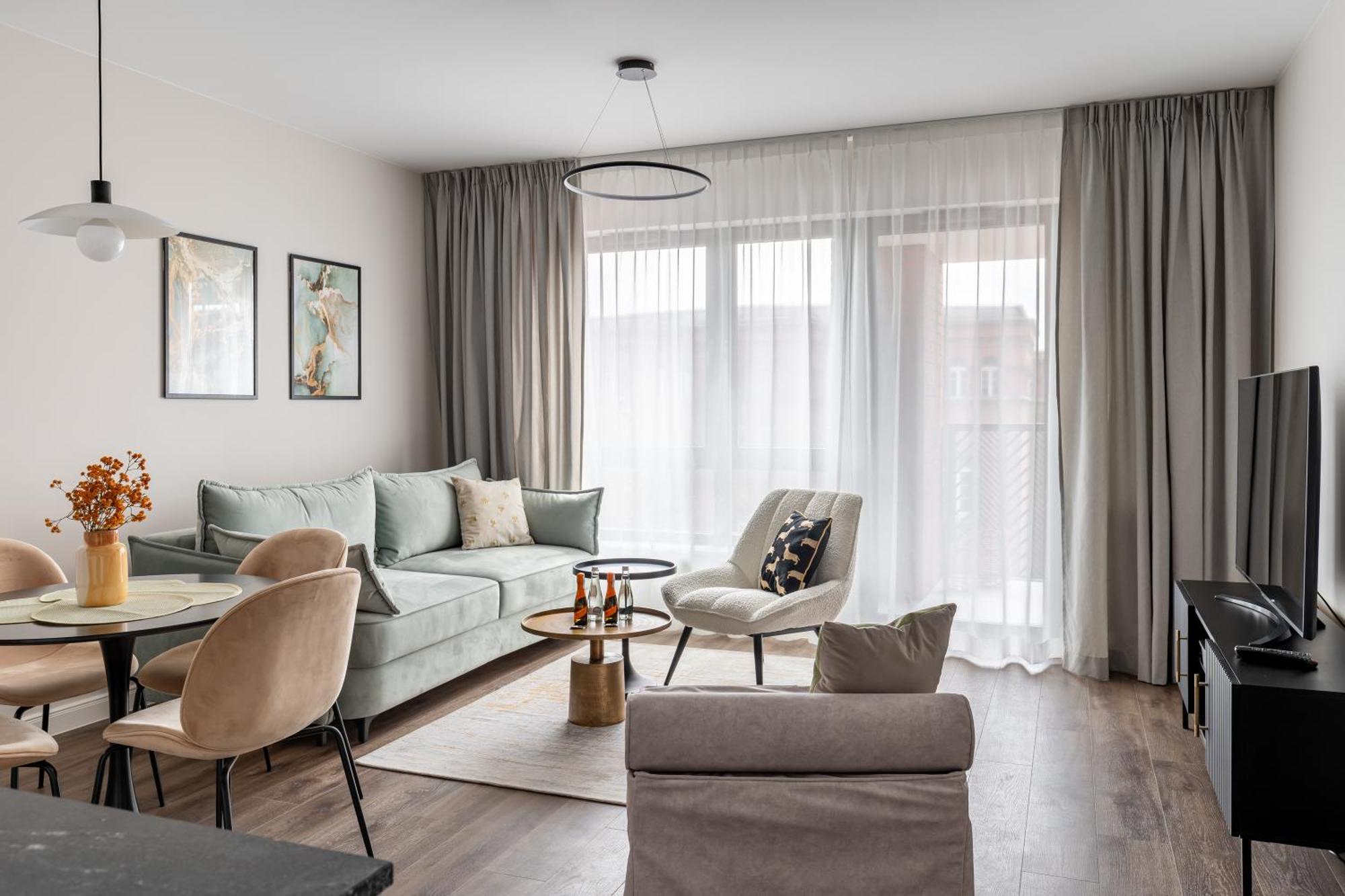 Scala City Center Premium Apartments With Parking By Lion Apartments Danzica Esterno foto